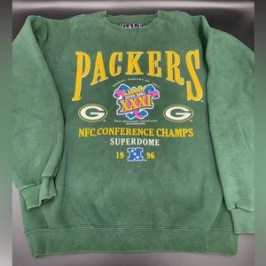 Packers Super Bowl VTG 1996 Large Sweatshirt